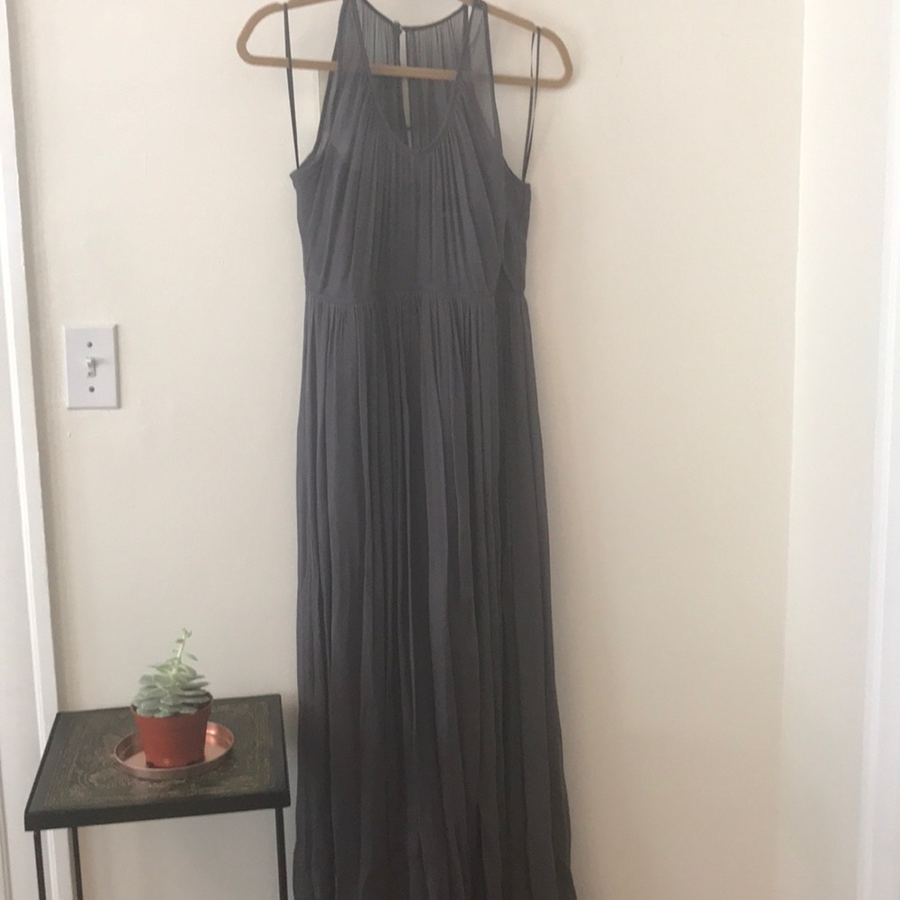 Charcoal Floor Length Gown